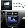 Double Din Car Stereo with Android 10.0 Head Unit MP5 Multimedia Video Player for V-W Sagitar 2012-2016 Support 4G WiFi DVR DVD GPS USB SD SWC TPMS view 2