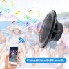 Herdio 6.5 Inch Marine Bluetooth Speakers 2 Way 120W Peak Boat Speakers for Car/ATV/UTV/Golf Cart Use, Pair, Black view 2