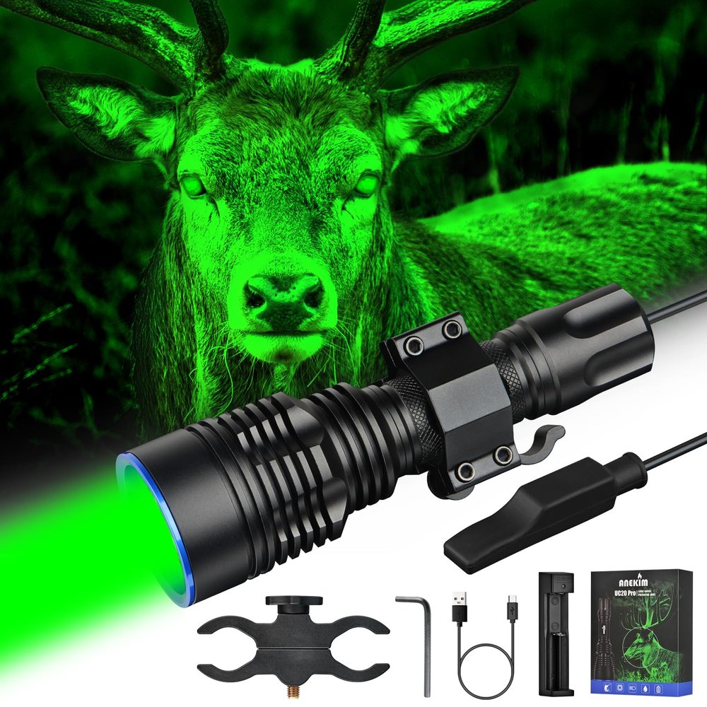 ANEKIM UC20Pro Green Hunting Light Flashlights