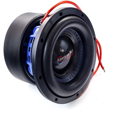 American Bass HD8D4V2 8-inch Subwoofer 400 Wrms 800 Watts Max Dual 4 Ohm Heavy Duty Diecast Aluminum Basket 2.5-inch High-Temperature Voice Coil