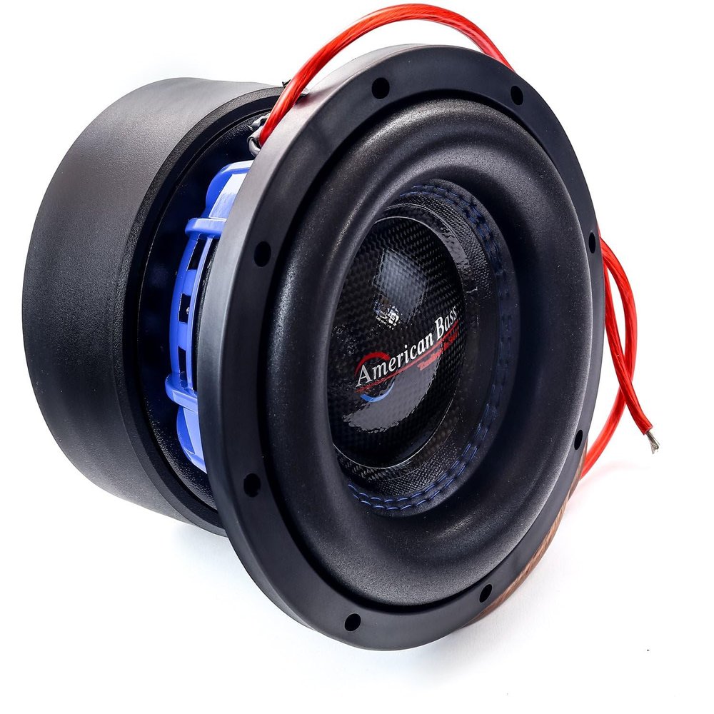 American Bass HD8D4V2 8-inch Subwoofer 400 Wrms 800 Watts Max Dual 4 Ohm Heavy Duty Diecast Aluminum Basket 2.5-inch High-Temperature Voice Coil