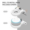 DD96 For Amazon Echo Dot 3rd / Echo Dot 4 / Echo Dot 5 Wall Mount Stand Holder Accessories with Integrated Cable Management, No Screws Required, Speaker Accessories Rack (2 Pieces, Black) view 4