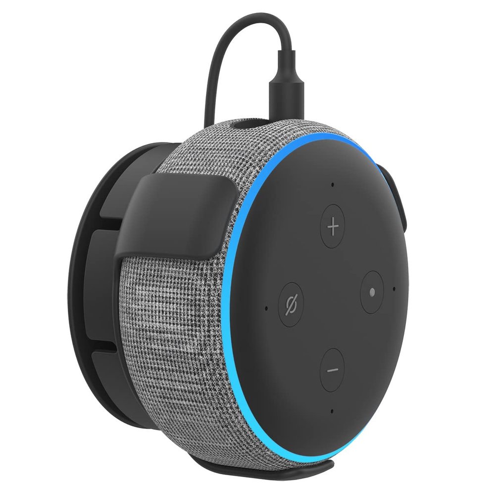 Aokicase Wall Mount for Alexa Echo Dot 3rd / Google Home Mini - Black