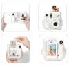 Kimyoaee Mini 7+ Clear Camera Case Bundle Set for Fujifilm Instax Mini 7 Plus Instant Camera Accessories with Films Pocket Picture Holder, Sticker Decal, Adjustable Shoulder Strap view 4