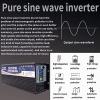 BEZAX Power Inverter DC 12V 24V 48V 60V to 110V 220V AC Converter and Peak Power 3000W 4000W 5000W Pure Sine Wave Inverter Car Solar Inverter for Car RV Truck Boat Camper,3000W-48Vto110V view 4