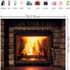 12x10ft Warm Fireplace Backdrop Retro Brick Wall Stone Fireside Burning Firewoods Christmas New Year Backdground Fireplace Burning Fire Backdrop Vinyl Photography Background view 4