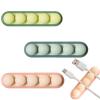 Cable Clips, 3 PCS Cable Holder, Pod Shape Cable Clip Cord Organizer, Silicone Adhesive USB Cable Holder Cord Management for Desk/Car/Home/Office view 1