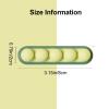 Cable Clips, 3 PCS Cable Holder, Pod Shape Cable Clip Cord Organizer, Silicone Adhesive USB Cable Holder Cord Management for Desk/Car/Home/Office view 3