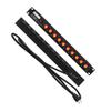 10 Outlets Horizontal 1U PDU Rackmount Power Strip - 10 Individual Led Switches, 100V-250V-1800 Joules, w/ 6 ft Power Cord for OfficeHome and Network Server view 1