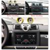 ZYLR 9In Touch Screen Double Din Car Stereo with Bluetooth Multimedia Navigation Player for Mercedes Benz Smart Fortwo W451 2006~2009 with Backup Camera Support WiFi/Carplay/DSP/SWC,6g+128g view 2