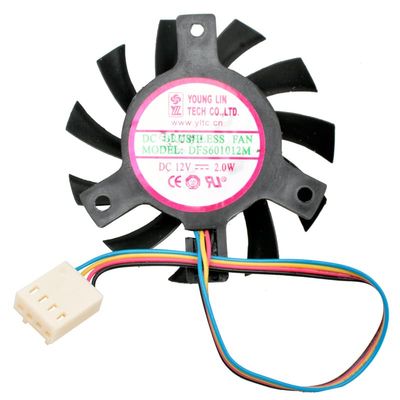 for DFS601012M Diameter 55mm Hole Spacing 40mm 12V 2.0W Cooling Fan