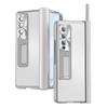 For Samsung Galaxy Z Fold 3 5G Case Aluminum Alloy Metal, Kickstand with 2 Hinges, a Pen ,Glass Screen Protector, Camera Protect, Men Women Heavy Duty Case for Galaxy Fold 3 Cover (silver,Z Fold3) view 2