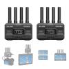Accsoon CineView SE Wireless Video Transmitter&Receiver, HDMI SDI Dual-Band Transmission, Range of 1200ft/350m,Latency 0.05s&1080P HD Video, Support 4 Devices, Compatible with CineView M7 Pro/HE/2 SDI view 1