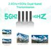 Accsoon CineView SE Wireless Video Transmitter&Receiver, HDMI SDI Dual-Band Transmission, Range of 1200ft/350m,Latency 0.05s&1080P HD Video, Support 4 Devices, Compatible with CineView M7 Pro/HE/2 SDI view 3