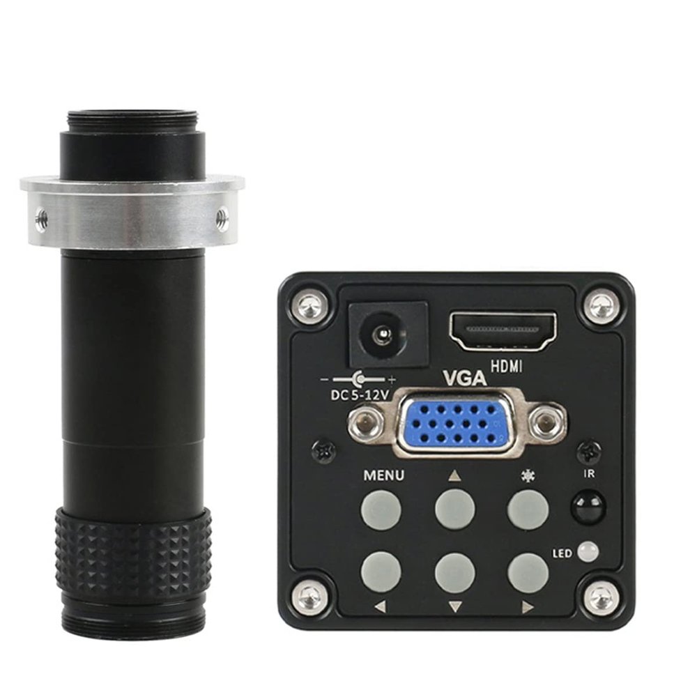 Microscope Accessories Kit Industrial Digital 14MP 1080P Video Microscope Camera 130X C Mount Lens Microscope Slides (Color : with 50mm)