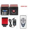 Microscope Kit Industrial Digital Full HD 1080P 60FPS 38MP HDMI Video Microscope Camera Biological Microscope Lens Adapters (Color : HDMIVGA-60FPS) view 2