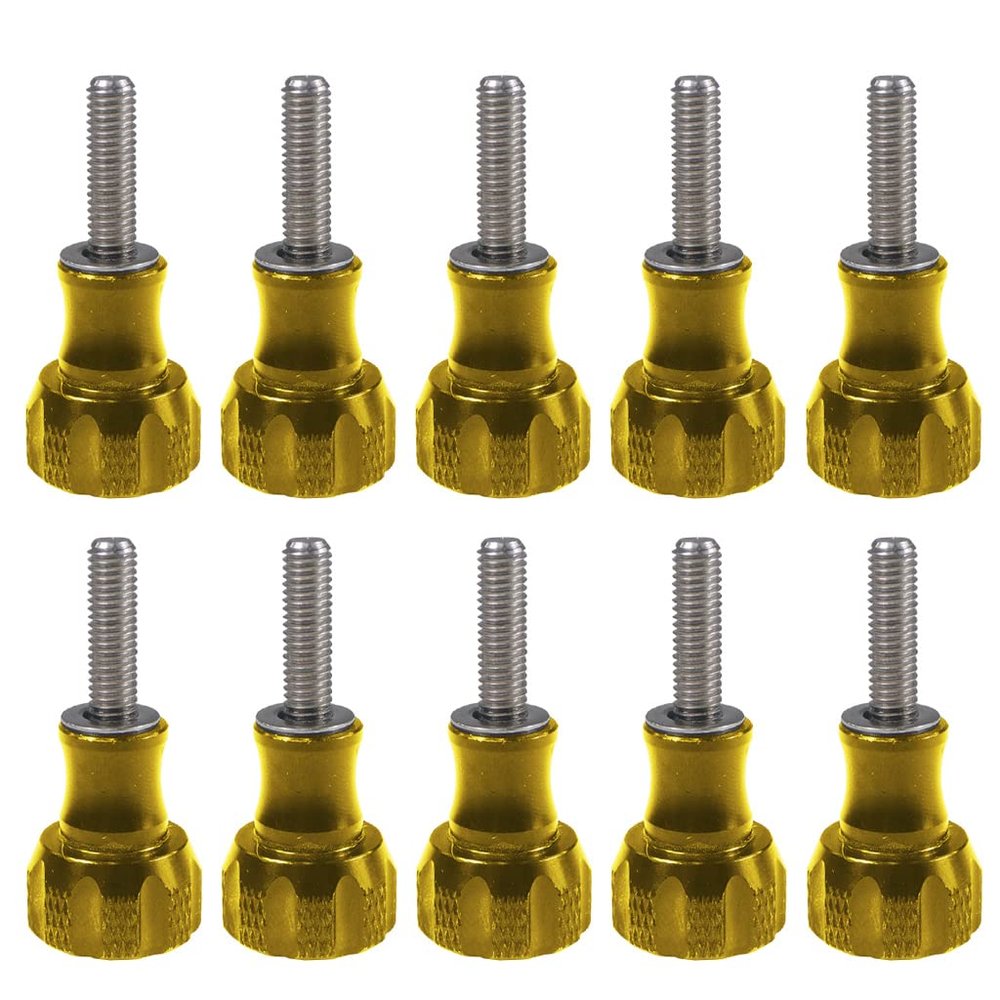 FEICHAO Short Thumb Screw Tripod Mount Adapter with Washer 1Piece/5PCS/10PCS Compatible with Action Camera (10PCS)