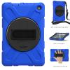 360 Rotatable case for Fire7 2022 12th Generation 7 '' Detachable Shoulder Strap/Hand Strap/Rotating Kickstand Shockproof dustproof Sturdy Protective case (Fire7 2022,Blue) view 2