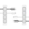Yugoo Magnetic Cable Organizer, Magnetic Cable Clips, Cable Holder Clips Organizer, Desktop Cord Management for All Wires (2 Pack, White) view 1