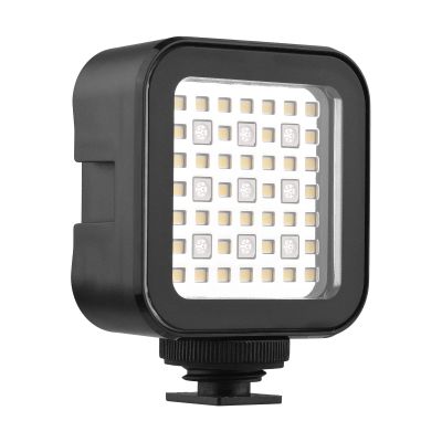 Andoer 30m Waterproof RGB LED Video Light Portable Mini Camera Light 5500K Color Temperature Dimmable Brightness with Cold Shoe 1/4 Inch Screw for Camera Tripod Video Recording Underwater Photography