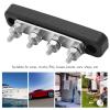 4 Stud Power Distribution Block 3/16in Bus Bar Junction Terminal 150A DC 48V Battery Cable Splitter Heavy Duty Electrical Busbar for 12V 24V Systems view 3