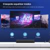 Sound Bar, BESTISAN 50 Watts Soundbar with HDMI, Optical, AUX, USB,Sub Out and Bluetooth Connection, DSP, Bass Adjustable, 16 Inch, Mountable view 3