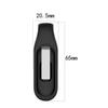 Clip for Compatible with Xiaomi MI Band 7/7 NFC/6/6 NFC/5/5 NFC Band Clip Holder Case Replacement Soft Silicone Strap Accessories for Amazfit Band 5 Clip Case Accessory (Black,White,Red) view 2