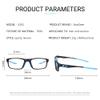 SooGree Sports Goggles Glasses Football Soccer Safety Glasses Goggles Adjustable Strap Interchangeable Temples for Men Youth (Black frame blue pad) view 2