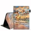 DEHJYYIJUY Case for All-New Amazon Kindle Fire 7 Tablet (7 inch Display, 9th/7th Generation, 2019/2017 Release), Premium PU Leather Cover with Card Slot & Pencil Holder, Bible Verse Philippians 4-13 view 1