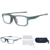 SooGree Sports Goggles Glasses Football Soccer Safety Glasses Goggles Adjustable Strap Interchangeable Temples for Men Youth (Gray frame gray pad) view 1