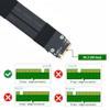 10Gtek M.2 NVMe SSD Extension Cable, PCIe 3.0 x4 Full Speed, Supports M.2 NVMe Solid State Drive, High-Speed Data Transfer, 200mm/0.66ft view 3
