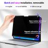 Peslv Magnetic Privacy Screen for Microsoft Surface Laptop Studio 2/1 14.4-Inch, Removable Anti Blue Light Glare Filter, Black Security Private Spy Block Protector view 2