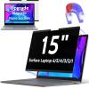 Peslv Magnetic Privacy Screen Surface Laptop 6/5/4/3/2/1 15 Inch, Removable Anti Blue Light Glare Filter, Black Security Private Apy Block Protector view 1