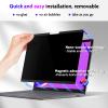 Peslv Magnetic Privacy Screen Surface Laptop 6/5/4/3/2/1 15 Inch, Removable Anti Blue Light Glare Filter, Black Security Private Apy Block Protector view 3