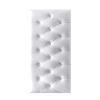 Anti-Collision Wall Stickers, Home Self-Adhesive Waterproof Soft Wall Mat, 3D Self-Adhesive Wall Panel, for Children's Bedroom (Color : White, Size : 3pcs) view 2