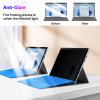 Peslv Magnetic Privacy Screen for Surface Go 4/3/2/1 10.5 Inch, Removable Anti Blue Light Glare Filter, Black Security Private Apy Block Protector view 4