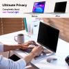 Peslv Magnetic Privacy Screen for Surface Laptop Go 3/2/1 12.4 Inch, Removable Anti Blue Light Glare Filter, Black Security Private Apy Block Protector view 2