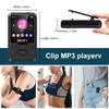 32GB mp3 Player witha 5.0 Mini Portable Wearable mp3 Player with FM Radio Recording Digital Music Player with Pedometer mp3 & mp4 Player for Sports, max 128GB TF Card(Black) view 3