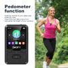32GB mp3 Player witha 5.0 Mini Portable Wearable mp3 Player with FM Radio Recording Digital Music Player with Pedometer mp3 & mp4 Player for Sports, max 128GB TF Card(Black) view 4