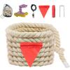 Tug of War Rope for Kids and Adults, Outdoor Lawn Games Set Perfect for Carnival Team Building Yard Activities, Field Day Family Reunion Birthday Party Game, Outdoor Backyard Games, 30 Feet view 1