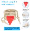 Tug of War Rope for Kids and Adults, Outdoor Lawn Games Set Perfect for Carnival Team Building Yard Activities, Field Day Family Reunion Birthday Party Game, Outdoor Backyard Games, 30 Feet view 3