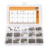 500PCS M.2 SSD Screw Kit, M.2 Standoff and Screw Kit for Asus Gigabyte MSI ASRock Motherboards, M.2 M2.5 M3 SSD Mounting Screws for Asus HP Dell Lenovo MSI Laptop Notebook DIY PC Computer view 1