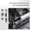 500PCS M.2 SSD Screw Kit, M.2 Standoff and Screw Kit for Asus Gigabyte MSI ASRock Motherboards, M.2 M2.5 M3 SSD Mounting Screws for Asus HP Dell Lenovo MSI Laptop Notebook DIY PC Computer view 4