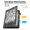 stmedazm Case for All-New Kindle Fire 7 Tablet 7" (12th Generation, 2022 Release) - Premium PU Leather Stand Cover with Auto Wake/Sleep - Bible Verse Psalm 46:10 view 3