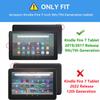 DEHJYYIJUY Case for All-New Amazon Kindle Fire 7 Tablet (7 inch Display, 9th/7th Generation, 2019/2017 Release), Premium PU Leather Cover with Card Slot & Pencil Holder, Chaos Coordinator view 2