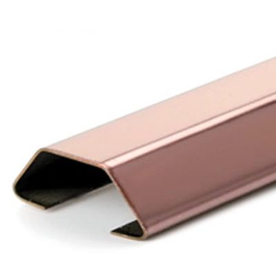ZJMAMA 39.4 Inch Wire Channels to Hide Wires, Stainless Steel Cable Management Raceway, Cord Organizer for Under Desk/Ceiling/Corner/Floor (Color : Rose 1m, Size : 50x16x30mm)
