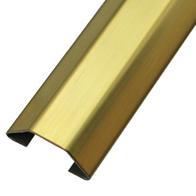 ZJMAMA Cable Cord Hider Black Gold Silver, Stainless Steel Waterproof Self Adhesive Cable Trunking, Cord Management Under Desk for Home/Offices (Color : Gold 1m, Size : 50x16x30mm)