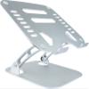 SCHWAIGER LPS1720 513 Laptop Stand Computer Holder Notebook Stand Laptop Holder Aluminium Ventilated Adjustable Ergonomic Height Adjustable Foldable Z-Shaped Silver view 3
