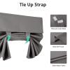 WdFour Privacy Blackout Tie Up French Door Curtain. view 4
