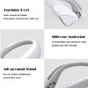 JYYBN Neck Fan, Portable Hanging Neckband Fan, Bladeless Mini USB Hands-Free Wearable 4000mAh Rechargeable Personal Fan with 360Airflow Strong Wind, 3-Speed, Cooling Fan for Sports Travel Outdoor view 2